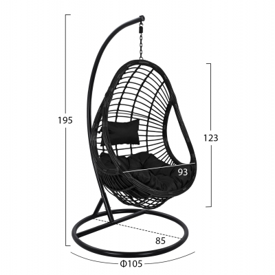 ΚΡΕΜΑΣΤΗ ΠΟΛΥΘΡΟΝΑ ΦΩΛΙΑ CALLIE HM5541.02 ΜΕ ΜΑΥΡΟ WICKER & ΜΑΞΙΛΑΡΙΑ Φ105Χ195Υ εκ. ΚΡΕΜΑΣΤΗ ΠΟΛΥΘΡΟΝΑ ΦΩΛΙΑ CALLIE HM5541.02 ΜΕ ΜΑΥΡΟ WICKER & ΜΑΞΙΛΑΡΙΑ Φ105Χ195Υ εκ.