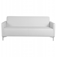 ΚΑΝΑΠΕΣ 3ΘΕΣΙΟΣ NELLIE HM3159.32 ΜΕ ΛΕΥΚΟ PU 163x71x71Υ εκ.