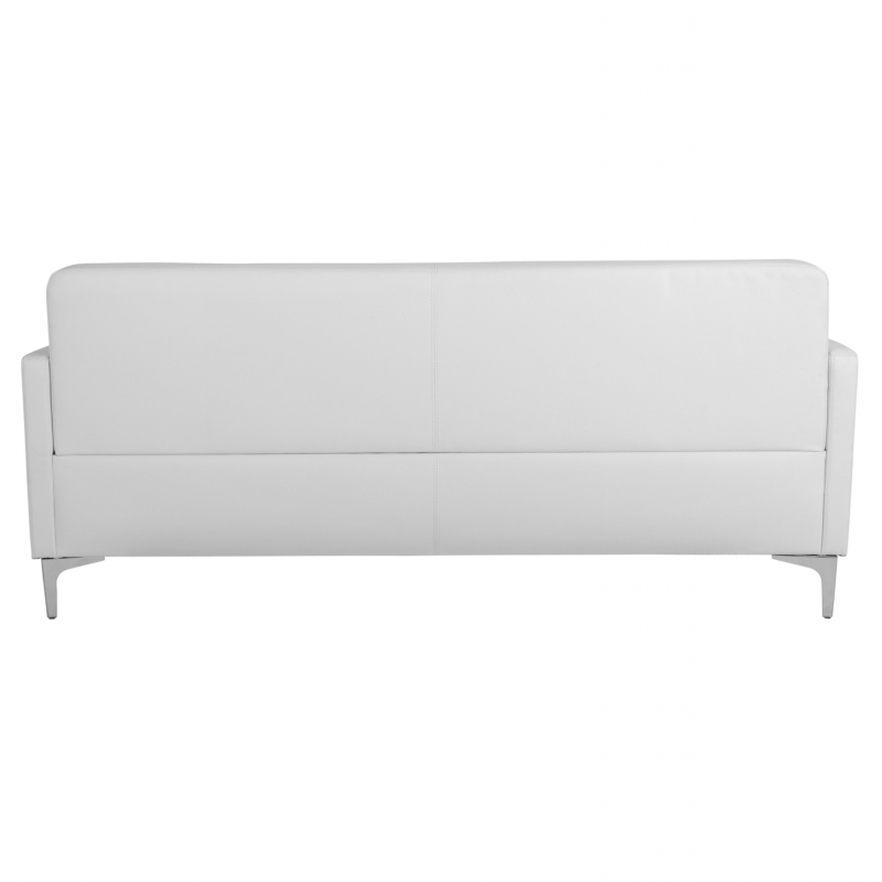 ΚΑΝΑΠΕΣ 3ΘΕΣΙΟΣ NELLIE HM3159.32 ΜΕ ΛΕΥΚΟ PU 163x71x71Υ εκ.