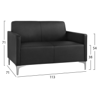ΣΕΤ 2 ΤΜΧ ΚΑΝΑΠΕΣ 3ΘΕΣΙΟΣ ΚΑΙ 2ΘΕΣΙΟΣ NELLIE HM11274.01 ΜΑΥΡΟ ΧΡΩΜΑ ΣΕΤ 2 ΤΜΧ ΚΑΝΑΠΕΣ 3ΘΕΣΙΟΣ ΚΑΙ 2ΘΕΣΙΟΣ NELLIE HM11274.01 ΜΑΥΡΟ ΧΡΩΜΑ