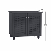 ΠΑΠΟΥΤΣΟΘΗΚΗ-ΝΤΟΥΛΑΠΙ ΞΥΛΙΝΗ CASSIOPE HM2208.10 ΓΚΡΙ 77Χ34Χ67.5εκ. ΠΑΠΟΥΤΣΟΘΗΚΗ-ΝΤΟΥΛΑΠΙ ΞΥΛΙΝΗ CASSIOPE HM2208.10 ΓΚΡΙ 77Χ34Χ67.5εκ.