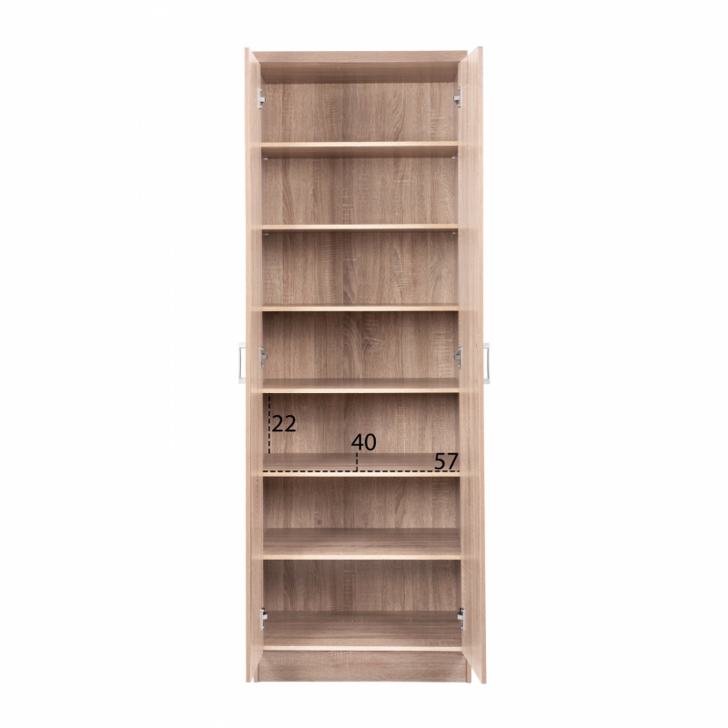 ΠΑΠΟΥΤΣΟΘΗΚΗ ΞΥΛΙΝΗ DAYANNA ΜΕ 6 ΡΑΦΙΑ 60X43X180.5εκ. SONAMA HM2379.02 ΠΑΠΟΥΤΣΟΘΗΚΗ ΞΥΛΙΝΗ DAYANNA ΜΕ 6 ΡΑΦΙΑ 60X43X180.5εκ. SONAMA HM2379.02