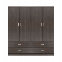 ΣΕΤ 2 ΤΜΧ ΝΤΟΥΛΑΠΑ 4ΦΥΛΛΗ ΜΕ 4 ΣΥΡΤΑΡΙΑ ZEBRANO 160X42X181 HM11349.01