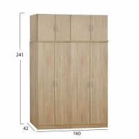 ΣΕΤ 4 ΤΜΧ ΝΤΟΥΠΑΛΑ 4ΦΥΛΛΗ ΜΕ ΠΑΤΑΡΙ SONAMA 160X42X241 HM11353.02 ΣΕΤ 4 ΤΜΧ ΝΤΟΥΠΑΛΑ 4ΦΥΛΛΗ ΜΕ ΠΑΤΑΡΙ SONAMA 160X42X241 HM11353.02