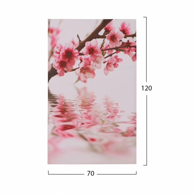 ΠΙΝΑΚΑΣ ΚΑΜΒΑΣ FLOWERS HM7155.07 120X70X2.5 εκ. ΠΙΝΑΚΑΣ ΚΑΜΒΑΣ FLOWERS HM7155.07 120X70X2.5 εκ.
