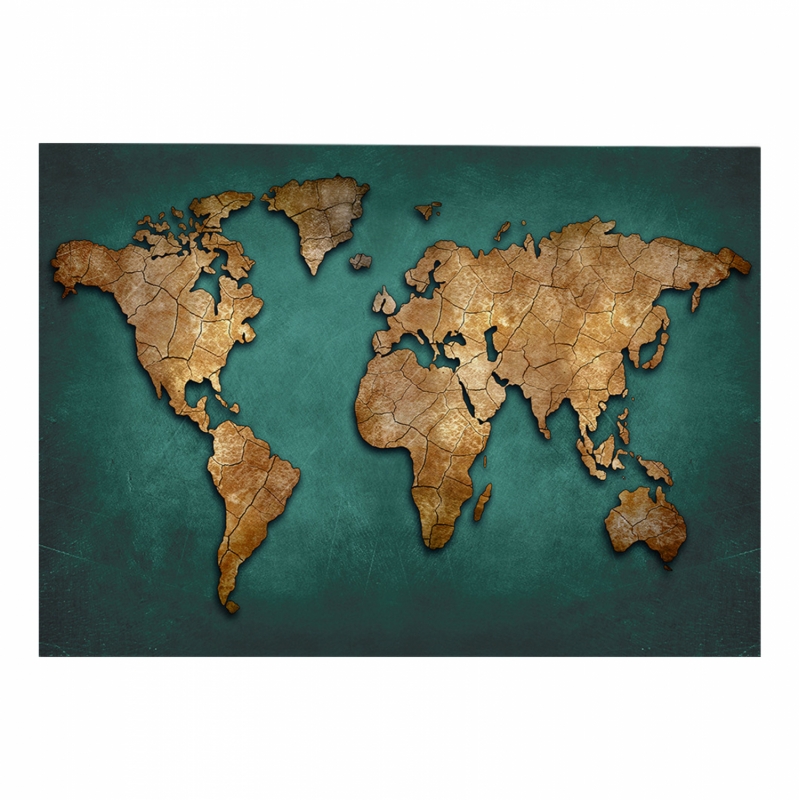 ΠΙΝΑΚΑΣ ΚΑΜΒΑΣ WORLD MAP HM7197.01 100X3X70 εκ. ΠΙΝΑΚΑΣ ΚΑΜΒΑΣ WORLD MAP HM7197.01 100X3X70 εκ.