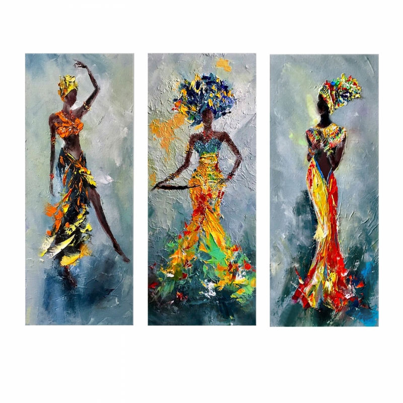 ΠΙΝΑΚΑΣ ΤΡΙΠΤΥΧΟ MDF AFRICAN GIRL IN COLORFUL DRESS HM7204.02 60X0,3X50 εκ. ΠΙΝΑΚΑΣ ΤΡΙΠΤΥΧΟ MDF AFRICAN GIRL IN COLORFUL DRESS HM7204.02 60X0,3X50 εκ.