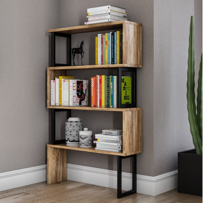 ΒΙΒΛΙΟΘΗΚΗ INGRID ΚΑΡΥΔΙ ΜΕ ΜΑΥΡΟ ΣΚΕΛΕΤΟ HM8867.01 80x22x128 εκ. ΒΙΒΛΙΟΘΗΚΗ INGRID ΚΑΡΥΔΙ ΜΕ ΜΑΥΡΟ ΣΚΕΛΕΤΟ HM8867.01 80x22x128 εκ.