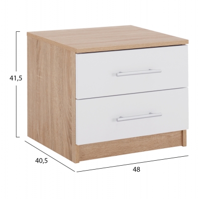 ΚΟΜΟΔΙΝΟ ΜΕΛΑΜΙΝΗΣ HM2220.06 SONAMA - ΛΕΥΚΟ 48x40,5x41,5 εκ. ΚΟΜΟΔΙΝΟ ΜΕΛΑΜΙΝΗΣ HM2220.06 SONAMA - ΛΕΥΚΟ 48x40,5x41,5 εκ.