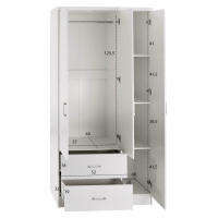 ΝΤΟΥΛΑΠΑ 3ΦΥΛΛΗ ME 2 ΣΥΡΤΑΡΙΑ CAESAR HM340.05 ΛΕΥΚΗ 89x42,5x181 εκ. ΝΤΟΥΛΑΠΑ 3ΦΥΛΛΗ ME 2 ΣΥΡΤΑΡΙΑ CAESAR HM340.05 ΛΕΥΚΗ 89x42,5x181 εκ.