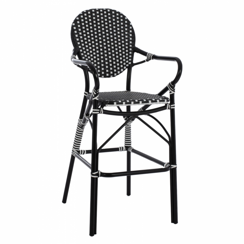 ΣΚΑΜΠΟ ΑΛΟΥΜΙΝΙΟΥ BAMBOO LOOK ΜΕ WICKER ΜΑΥΡΟ ΛΕΥΚΟ HM5794.02 56x60x126 εκ. ΣΚΑΜΠΟ ΑΛΟΥΜΙΝΙΟΥ BAMBOO LOOK ΜΕ WICKER ΜΑΥΡΟ ΛΕΥΚΟ HM5794.02 56x60x126 εκ.