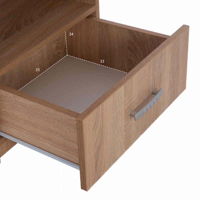 ΚΟΜΟΔΙΝΟ ΜΕ ΣΥΡΤΑΡΙ ADLER SONAMA OAK HM2431.01 45x40x48 εκ. ΚΟΜΟΔΙΝΟ ΜΕ ΣΥΡΤΑΡΙ ADLER SONAMA OAK HM2431.01 45x40x48 εκ.