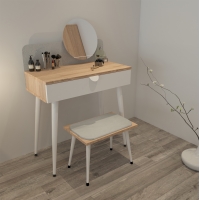 ΣΚΑΜΠΟ ΤΟΥΑΛΕΤΑΣ DAYANITA ΜΕ ΜΑΞΙΛΑΡΙ HM9209 SONAMA ΛΕΥΚΟ 40x30x40Y εκ.
