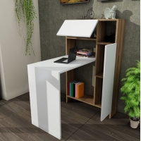 ΓΡΑΦΕΙΟ ΜΕ ΒΙΒΛΙΟΘΗΚΗ ALCOTT HM9087.01 ΛΕΥΚΟ ΚΑΡΥΔΙ 90x72,1x120Y εκ. ΓΡΑΦΕΙΟ ΜΕ ΒΙΒΛΙΟΘΗΚΗ ALCOTT HM9087.01 ΛΕΥΚΟ ΚΑΡΥΔΙ 90x72,1x120Y εκ.