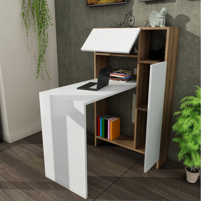 ΓΡΑΦΕΙΟ ΜΕ ΒΙΒΛΙΟΘΗΚΗ ALCOTT HM9087.01 ΛΕΥΚΟ ΚΑΡΥΔΙ 90x72,1x120Y εκ. ΓΡΑΦΕΙΟ ΜΕ ΒΙΒΛΙΟΘΗΚΗ ALCOTT HM9087.01 ΛΕΥΚΟ ΚΑΡΥΔΙ 90x72,1x120Y εκ.
