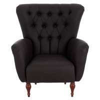 ΠΟΛΥΘΡΟΝΑ ΜΠΕΡΖΕΡΑ Τ. CHESTERFIELD ΣΕ ΧΡΩΜΑ ΚΑΦΕ HM9217.03 87x88x100 εκ.