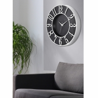 ΡΟΛΟΙ ΤΟΙΧΟΥ ΜΕΤΑΛΛΟ ΜΕ MDF HM7466.02 34x34 εκ. ΡΟΛΟΙ ΤΟΙΧΟΥ ΜΕΤΑΛΛΟ ΜΕ MDF HM7466.02 34x34 εκ.