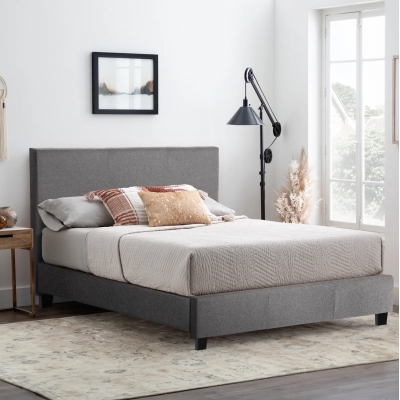 ΚΡΕΒΑΤΙ BECCA ΑΠΟ ΥΦΑΣΜΑ ΓΚΡΙ HM553.11 ΓΙΑ ΣΤΡΩΜΑ 150x200 EK. ΚΡΕΒΑΤΙ BECCA ΑΠΟ ΥΦΑΣΜΑ ΓΚΡΙ HM553.11 ΓΙΑ ΣΤΡΩΜΑ 150x200 EK.