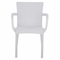 ΠΟΛΥΘΡΟΝΑ ΠΟΛΥΠΡΟΠΥΛΕΝΙΟΥ RATTAN ΠΟΔΙ ALU HM5591.01 ΧΡΩΜΑ ΛΕΥΚΟ 60x60x82 cm ΠΟΛΥΘΡΟΝΑ ΠΟΛΥΠΡΟΠΥΛΕΝΙΟΥ RATTAN ΠΟΔΙ ALU HM5591.01 ΧΡΩΜΑ ΛΕΥΚΟ 60x60x82 cm