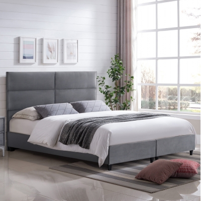 ΚΡΕΒΑΤΙ MILO ΑΠΟ ΓΚΡΙ ΒΕΛΟΥΔΟ HM628.10 ΓΙΑ ΣΤΡΩΜΑ 180x200 εκ. ΚΡΕΒΑΤΙ MILO ΑΠΟ ΓΚΡΙ ΒΕΛΟΥΔΟ HM628.10 ΓΙΑ ΣΤΡΩΜΑ 180x200 εκ.