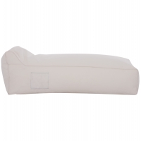 ΠΟΥΦ ΞΑΠΛΩΣΤΡΑ WADELIN HM5774.11 ΜΕ TEXTILENE ΛΕΥΚΟ 190x80x40-60Υ εκ.