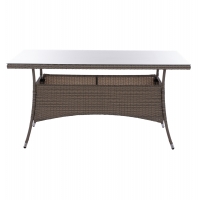ΤΡΑΠΕΖΙ ΜΕΤΑΛΛΙΚΟ MINSK RATTAN ΓΚΡΙ HM5507.01 150x90x75Υ εκ. ΤΡΑΠΕΖΙ ΜΕΤΑΛΛΙΚΟ MINSK RATTAN ΓΚΡΙ HM5507.01 150x90x75Υ εκ.