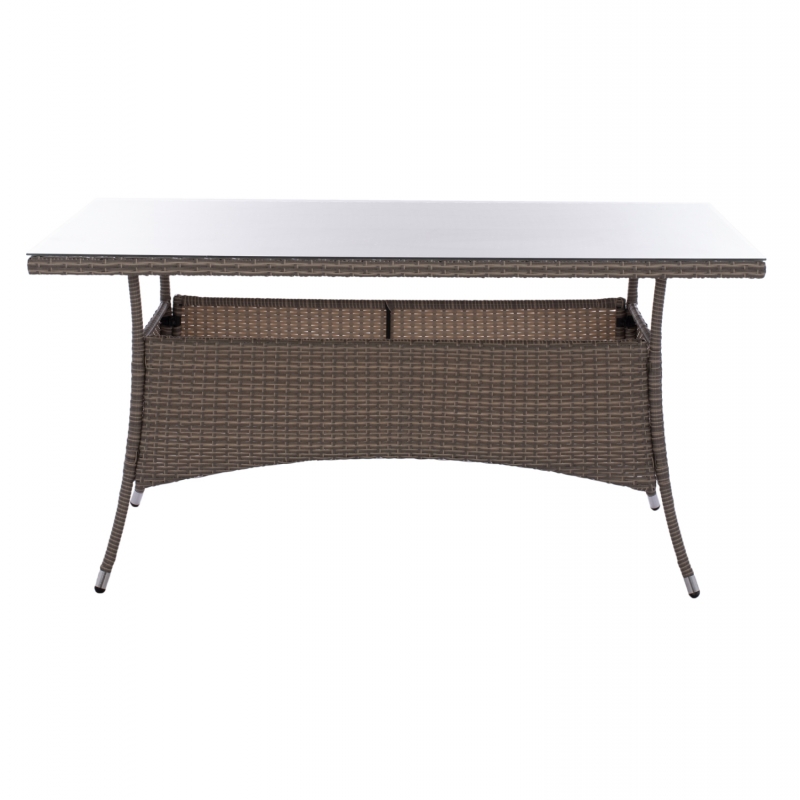 ΤΡΑΠΕΖΙ ΜΕΤΑΛΛΙΚΟ MINSK RATTAN ΓΚΡΙ HM5507.01 150x90x75Υ εκ. ΤΡΑΠΕΖΙ ΜΕΤΑΛΛΙΚΟ MINSK RATTAN ΓΚΡΙ HM5507.01 150x90x75Υ εκ.