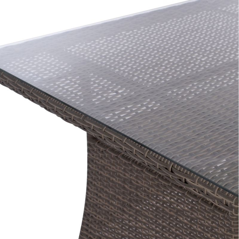ΤΡΑΠΕΖΙ ΜΕΤΑΛΛΙΚΟ MINSK RATTAN ΓΚΡΙ HM5507.01 150x90x75Υ εκ. ΤΡΑΠΕΖΙ ΜΕΤΑΛΛΙΚΟ MINSK RATTAN ΓΚΡΙ HM5507.01 150x90x75Υ εκ.