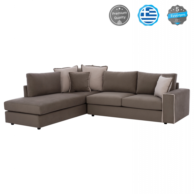 ΚΑΝΑΠΕΣ ΑΡΙΣΤΕΡΗ ΓΩΝΙΑ HOME ΥΦΑΣΜΑ ΑΛΕΚΙΑΣΤΟ ΚΑΦΕ ΜΠΕΖ 270x225x90Υεκ.HM3255.03L ΚΑΝΑΠΕΣ ΑΡΙΣΤΕΡΗ ΓΩΝΙΑ HOME ΥΦΑΣΜΑ ΑΛΕΚΙΑΣΤΟ ΚΑΦΕ ΜΠΕΖ 270x225x90Υεκ.HM3255.03L