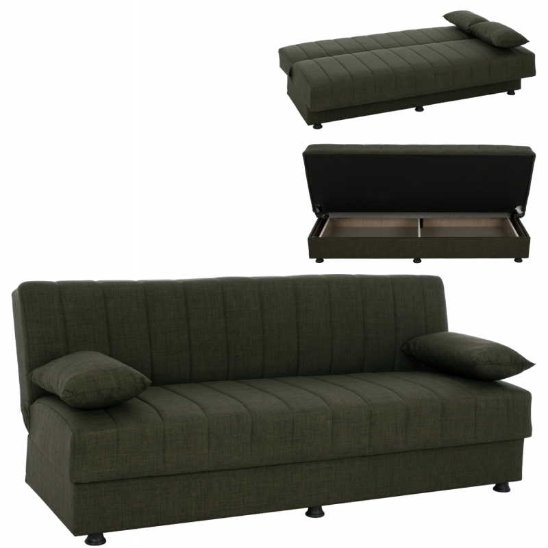 ΚΑΝΑΠΕΣ ΚΡΕΒΑΤΙ ANDRI ΤΡΙΘΕΣΙΟΣ DARK OLIVE HM3239.05 180x72x77 εκ. ΚΑΝΑΠΕΣ ΚΡΕΒΑΤΙ ANDRI ΤΡΙΘΕΣΙΟΣ DARK OLIVE HM3239.05 180x72x77 εκ.
