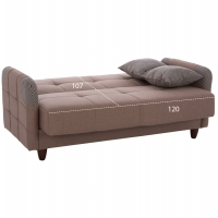 ΚΑΝΑΠΕΣ ΚΡΕΒΑΤΙ ΔΙΘΕΣΙΟΣ SANNA HM3246.01 ΜΠΕΖ 140x82x86 εκ. ΚΑΝΑΠΕΣ ΚΡΕΒΑΤΙ ΔΙΘΕΣΙΟΣ SANNA HM3246.01 ΜΠΕΖ 140x82x86 εκ.