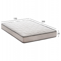 ΣΤΡΩΜΑ DREAMTOPIA ΣΕΙΡΑ ATLAS HM654.150 BONNELL SPRING 150x200x20Y εκ. ΣΤΡΩΜΑ DREAMTOPIA ΣΕΙΡΑ ATLAS HM654.150 BONNELL SPRING 150x200x20Y εκ.