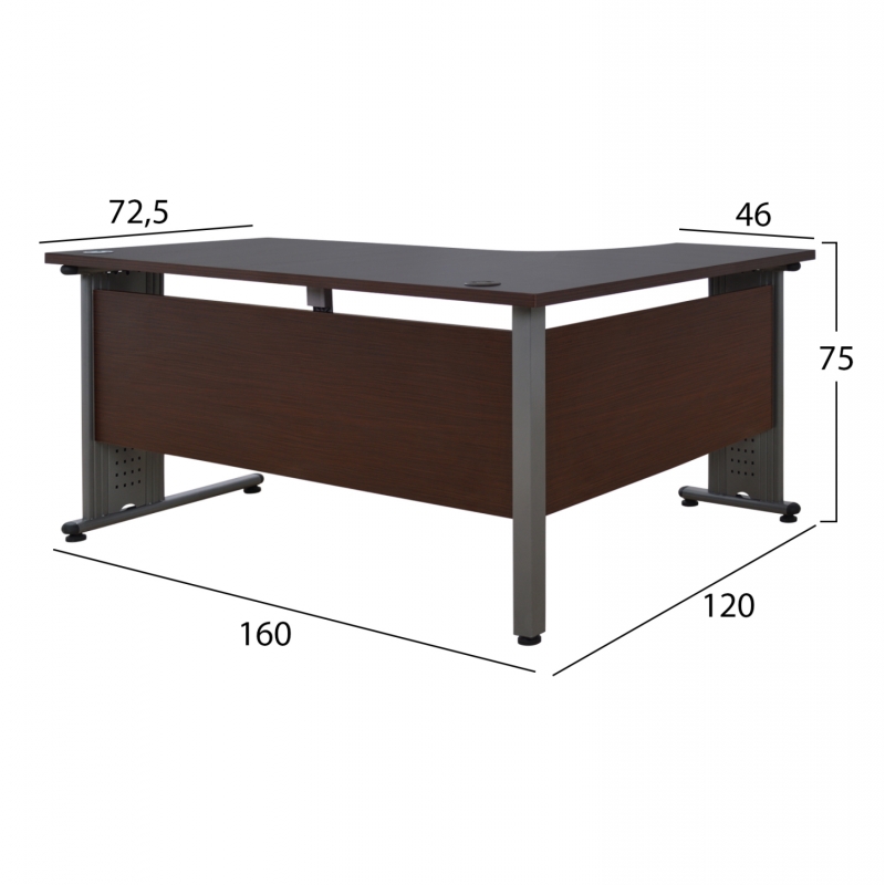 ΣΕΤ ΓΡΑΦΕΙΟΥ 3ΤΜΧ ΣΕ ΧΡΩΜΑ WENGE HM10204.02L ΣΕΤ ΓΡΑΦΕΙΟΥ 3ΤΜΧ ΣΕ ΧΡΩΜΑ WENGE HM10204.02L