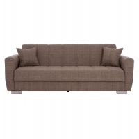 ΚΑΝΑΠΕΣ ΚΡΕΒΑΤΙ POLYA ΤΡΙΘΕΣΙΟΣ ΚΑΦΕ HM3240.02 215x80x77 εκ.