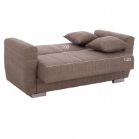 ΚΑΝΑΠΕΣ ΚΡΕΒΑΤΙ POLYA ΔΙΘΕΣΙΟΣ ΚΑΦΕ HM3241.02 153x87x77 εκ.