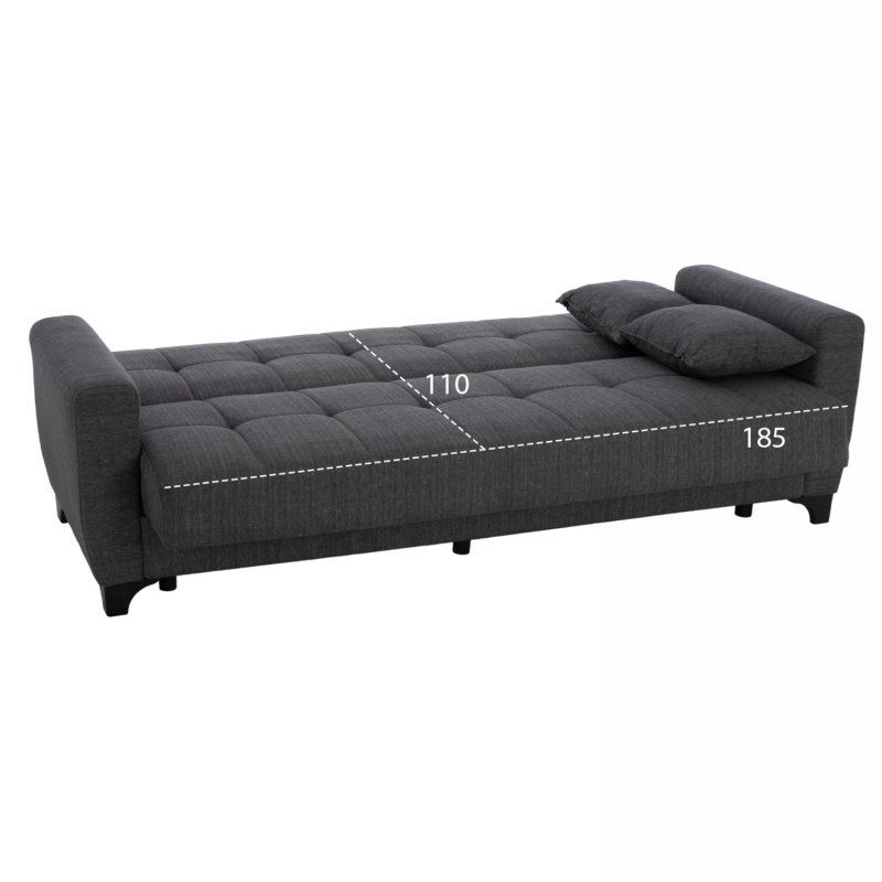 ΚΑΝΑΠΕΣ ΚΡΕΒΑΤΙ HEMA ΤΡΙΘΕΣΙΟΣ ΨΗΛΗ ΠΛΑΤΗ HM3242.03 ΓΚΡΙ 215x84x88Υεκ. ΚΑΝΑΠΕΣ ΚΡΕΒΑΤΙ HEMA ΤΡΙΘΕΣΙΟΣ ΨΗΛΗ ΠΛΑΤΗ HM3242.03 ΓΚΡΙ 215x84x88Υεκ.