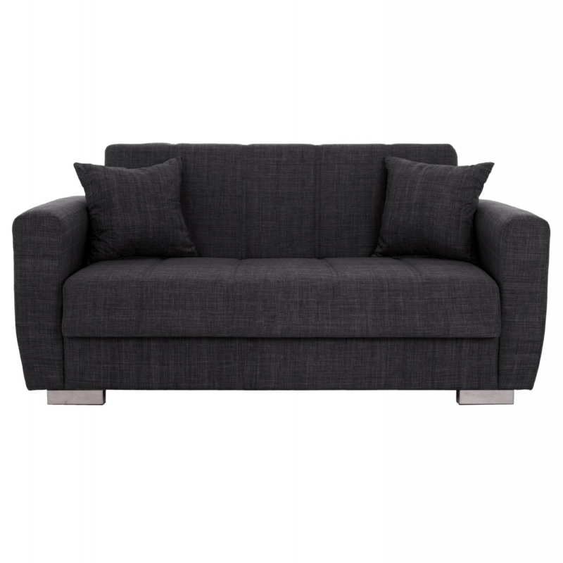 ΚΑΝΑΠΕΣ ΚΡΕΒΑΤΙ POLYA ΔΙΘΕΣΙΟΣ ΓΚΡΙ HM3241.03 153x87x77Υεκ.