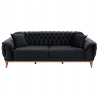 ΚΑΝΑΠΕΣ ΚΡΕΒΑΤΙ BENNINGTON ΤΡΙΘΕΣΙΟΣ ΜΑΥΡΟΣ HM3249.01 240x95x80 εκ. ΚΑΝΑΠΕΣ ΚΡΕΒΑΤΙ BENNINGTON ΤΡΙΘΕΣΙΟΣ ΜΑΥΡΟΣ HM3249.01 240x95x80 εκ.