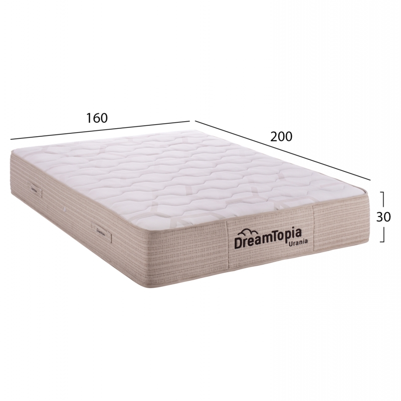 ΣΤΡΩΜΑ DREAMTOPIA, σειρά URANIA HM659.160 POCKET SPRING 160X200x30Yεκ. ΣΤΡΩΜΑ DREAMTOPIA, σειρά URANIA HM659.160 POCKET SPRING 160X200x30Yεκ.