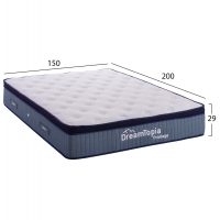 ΣΤΡΩΜΑ DREAMTOPIA, σειρά PRIVILEGE HM660.150 POCKET SPRING ΜΕ ΑΝΩΣΤΡΩΜΑ 150X200x29Υεκ. ΣΤΡΩΜΑ DREAMTOPIA, σειρά PRIVILEGE HM660.150 POCKET SPRING ΜΕ ΑΝΩΣΤΡΩΜΑ 150X200x29Υεκ.