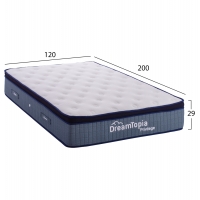 ΣΤΡΩΜΑ DREAMTOPIA, σειρά PRIVILEGE HM660.120 POCKET SPRING ΜΕ ΑΝΩΣΤΡΩΜΑ 120X200x29Υεκ. ΣΤΡΩΜΑ DREAMTOPIA, σειρά PRIVILEGE HM660.120 POCKET SPRING ΜΕ ΑΝΩΣΤΡΩΜΑ 120X200x29Υεκ.