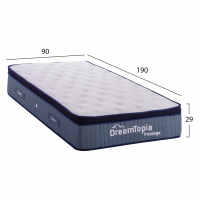 ΣΤΡΩΜΑ DREAMTOPIA, σειρά PRIVILEGE HM660.90 POCKET SPRING ΜΕ ΑΝΩΣΤΡΩΜΑ 90X190x29Υεκ. ΣΤΡΩΜΑ DREAMTOPIA, σειρά PRIVILEGE HM660.90 POCKET SPRING ΜΕ ΑΝΩΣΤΡΩΜΑ 90X190x29Υεκ.