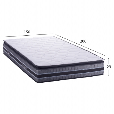 ΣΤΡΩΜΑ DREAMTOPIA FRANKLIN HM657.150 BONNELL SPRING ΜΕ ΑΝΩΣΤΡΩΜΑ 150x200x29Y εκ. ΣΤΡΩΜΑ DREAMTOPIA FRANKLIN HM657.150 BONNELL SPRING ΜΕ ΑΝΩΣΤΡΩΜΑ 150x200x29Y εκ.