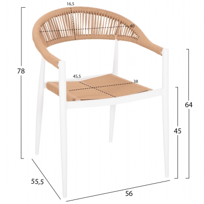ΠΟΛΥΘΡΟΝΑ ΑΛΟΥΜΙΝΙΟΥ GRET HM5854.01 ΛΕΥΚΗ PE RATTAN ΜΠΕΖ 56x55,5x78Υεκ. ΠΟΛΥΘΡΟΝΑ ΑΛΟΥΜΙΝΙΟΥ GRET HM5854.01 ΛΕΥΚΗ PE RATTAN ΜΠΕΖ 56x55,5x78Υεκ.