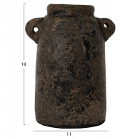 ΔΙΑΚΟΣΜΗΤΙΚA ΒΑΖA ΑΠΟ TERRACOTTA ΓΚΡΙ HM7710 ΔΙΑΚΟΣΜΗΤΙΚA ΒΑΖA ΑΠΟ TERRACOTTA ΓΚΡΙ HM7710