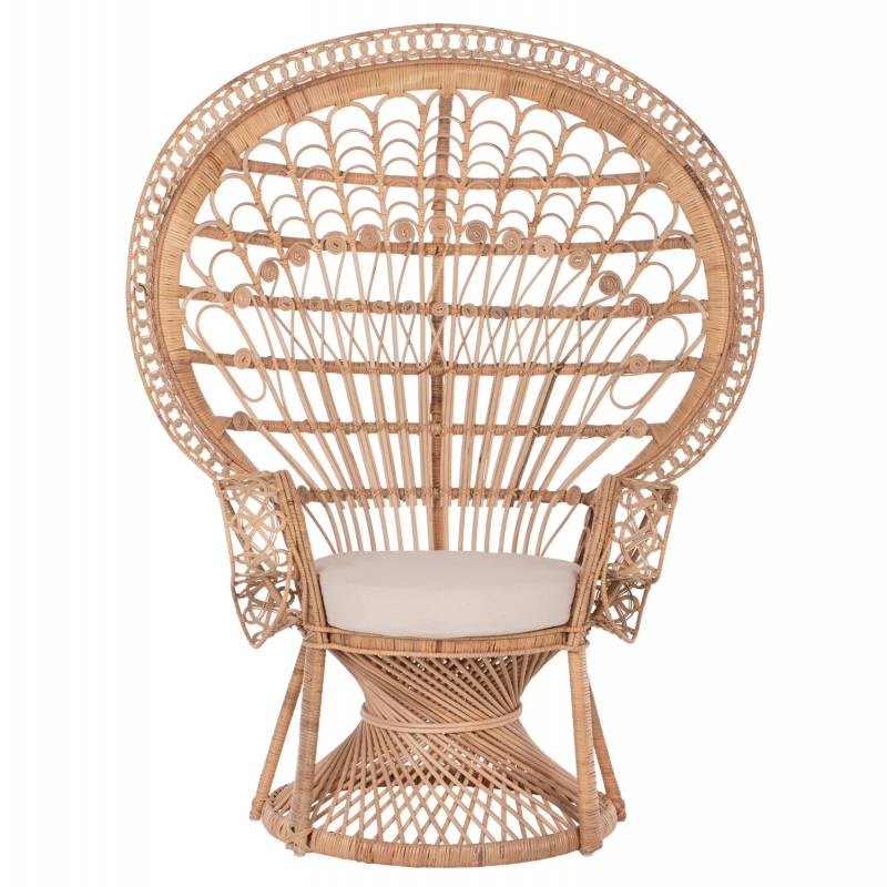 ΠΟΛΥΘΡΟΝΑ ROYAL PEACOCK Β' ΔΙΑΛΟΓΗΣ HM9342 RATTAN ΣΕ ΦΥΣΙΚΟ 114x72x150Yεκ. ΠΟΛΥΘΡΟΝΑ ROYAL PEACOCK Β' ΔΙΑΛΟΓΗΣ HM9342 RATTAN ΣΕ ΦΥΣΙΚΟ 114x72x150Yεκ.