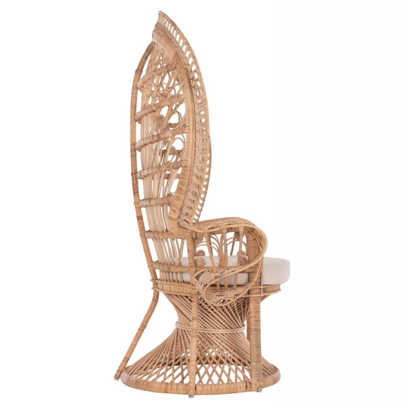 ΠΟΛΥΘΡΟΝΑ ROYAL PEACOCK Β' ΔΙΑΛΟΓΗΣ HM9342 RATTAN ΣΕ ΦΥΣΙΚΟ 114x72x150Yεκ. ΠΟΛΥΘΡΟΝΑ ROYAL PEACOCK Β' ΔΙΑΛΟΓΗΣ HM9342 RATTAN ΣΕ ΦΥΣΙΚΟ 114x72x150Yεκ.