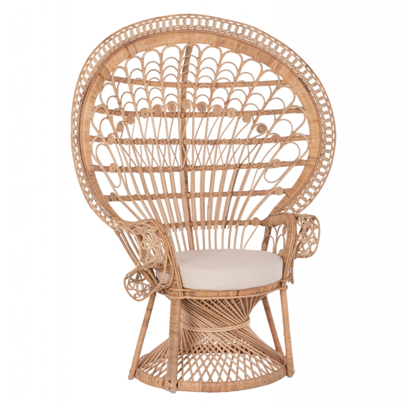 ΠΟΛΥΘΡΟΝΑ ROYAL PEACOCK Β' ΔΙΑΛΟΓΗΣ HM9342 RATTAN ΣΕ ΦΥΣΙΚΟ 114x72x150Yεκ. ΠΟΛΥΘΡΟΝΑ ROYAL PEACOCK Β' ΔΙΑΛΟΓΗΣ HM9342 RATTAN ΣΕ ΦΥΣΙΚΟ 114x72x150Yεκ.