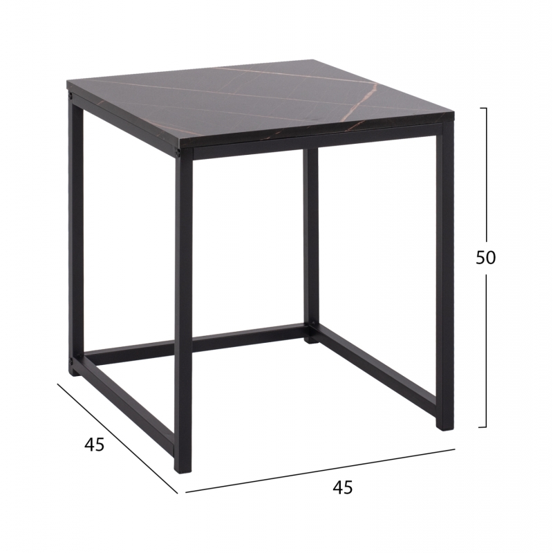 ΖΙΓΚΟΝ GRELAY 2 ΤΕΜ MDF ΟΨΗ ΜΑΡΜΑΡΟΥ & ΜΕΤΑΛΛΟ HM8762.13 45Χ45Χ50εκ. & 37Χ37Χ43 εκ. ΖΙΓΚΟΝ GRELAY 2 ΤΕΜ MDF ΟΨΗ ΜΑΡΜΑΡΟΥ & ΜΕΤΑΛΛΟ HM8762.13 45Χ45Χ50εκ. & 37Χ37Χ43 εκ.