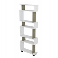 ΒΙΒΛΙΟΘΗΚΗ ΜΕΛΑΜΙΝΗΣ OWLOLIVE GREY ΛΕΥΚΟ 60x19,5x165Yεκ.HM8923.11 ΒΙΒΛΙΟΘΗΚΗ ΜΕΛΑΜΙΝΗΣ OWLOLIVE GREY ΛΕΥΚΟ 60x19,5x165Yεκ.HM8923.11